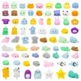 72 KOM Mochi Squishy Igračka Fidget Squishies