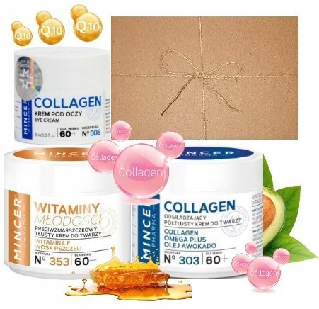 Mincer Pharma Set za Njegu Zrele Kože 60+ s Kremama za Lice i Oči