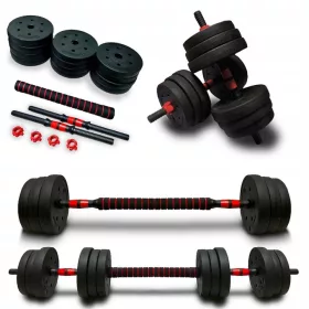  Hop-Sport podesive bitumenske bučice 2x 20 kg