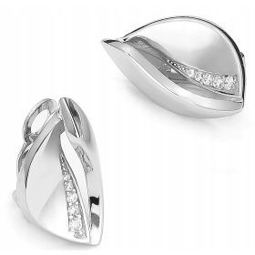 Srebrne naušnice s klipsom