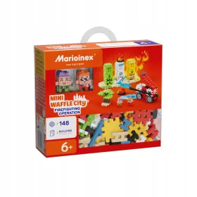    Marioinex Mini Wafle VATROGASNA OPERACIJA - VATROGASNA BRIGADA 148 dijelova, 2 figure