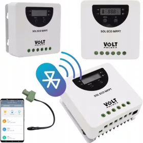    SOL ECO MPPT SOLARNI REGULATOR 20A 100V 12/24V + LCD + BLUETOOTH SNAŽAN