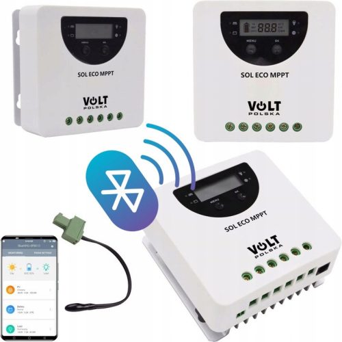  SOL ECO MPPT SOLARNI REGULATOR 20A 100V 12/24V + LCD + BLUETOOTH SNAŽAN