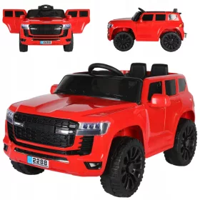    AUTO NA AKUMULATOR DALJINSKI UPRAVLJAČ KOŽNA SVJETLA 4 MOTORA 4x4 POKLON ZA DJECU
