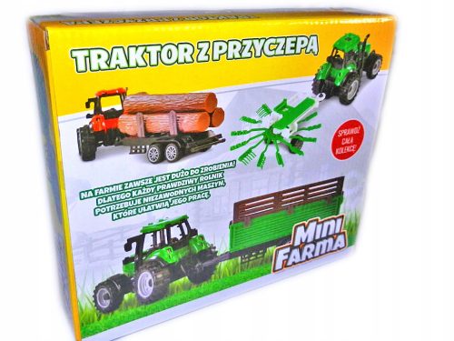 Mini Farma 3u1 Traktor s Prikolicom Poljoprivredni Strojevi