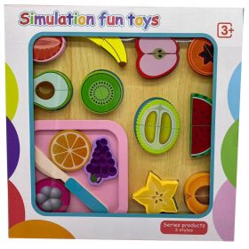 Drewni magneti za rezanje voća za djecu