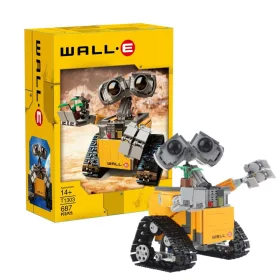   Robotska figura WALL-E WALLE s kompletnim setom građevinskih blokova i zagonetki