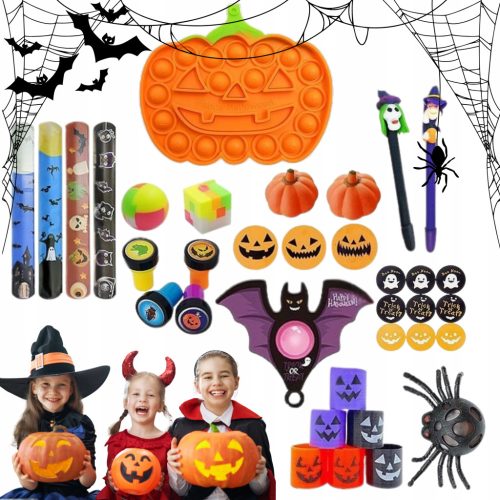 SET HALLOWEEN ANTISTRESNIH IGRAČAKA ZA FIDGET TOYS POP IT PARTY