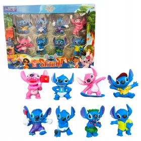    LILO & STITCH SET OD 8 FIGURICA. ZA DJECU IGRAČKE DEKORACIJE ZA TORTE 7 CM