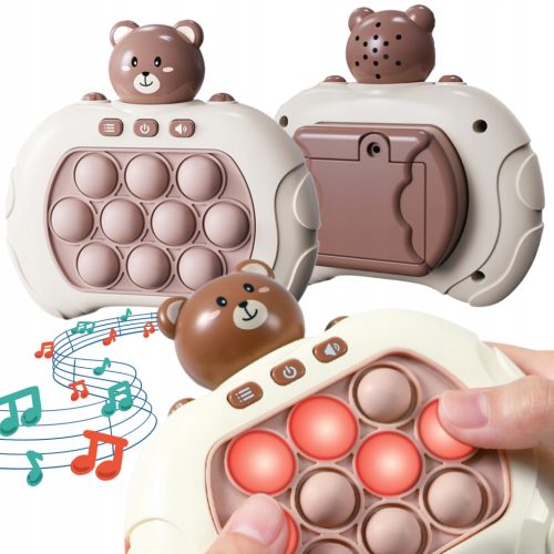  POP IT ARKADNA IGRICA ANTI-STRES ELEKTRIČNA PRO KONZOLA RASVJETA BEAR