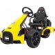  ELEKTRIČNI GOKART BOLID 12V 2 MOTORA EVA KOTAČI ŽUTI