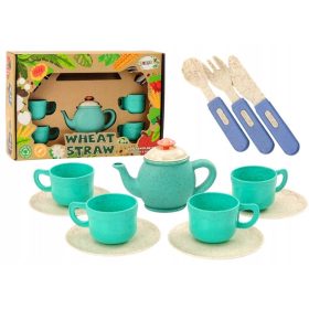   Set posuđa za djecu, šalice, tanjuri, pribor za jelo, čajnik, 22 dijela