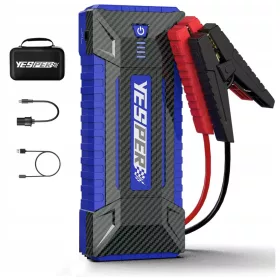   YESPER MULTI-FUNCTIONAL JUMP STARTER POWERBANK WITH FLASHLIGHT