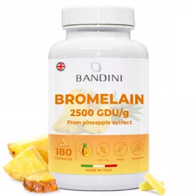   Bromelain iz Ananasa - Visokodozirani Dodatak Prehrani, 180 Kapsula