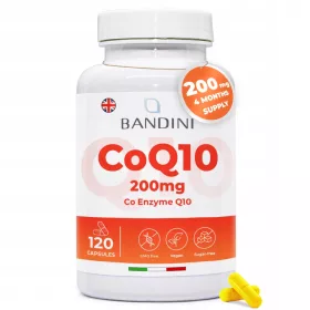   Veganske kapsule CoQ10 visoke potencije - 200 mg, prirodno fermentirane