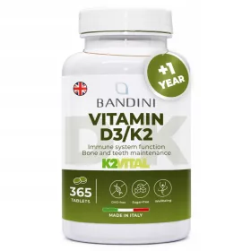   Bandini Pharma Vitamin D3 + K2: Vaš svakodnevni dodatak za kosti i imunitet