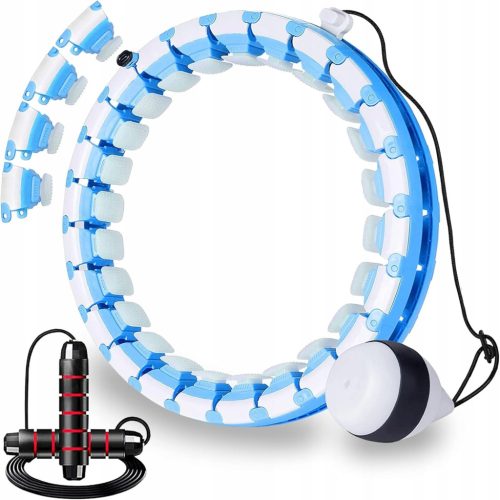 HULA HOOP ZA MRŠAVLJENJE S KONOPOM ZA MASAŽU