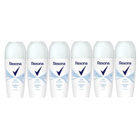  Rexona COTTON DRY antiperspirant dezodorans roll-on 6x50ml