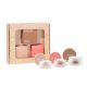 Warm set za konturiranje PAESE: rumenilo + highlighter + bronzer