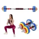  Čvrste hromirane bučice + set utega 2u1 u koferu od 20 kg