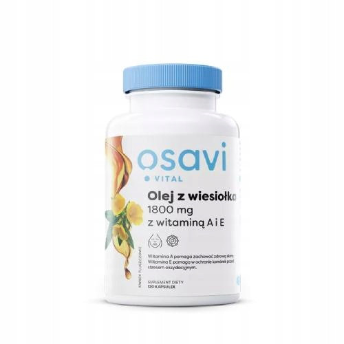 OSAVI Vital Ulje Noćurka s Vitaminom A i E 1800mg 120 Kapsula