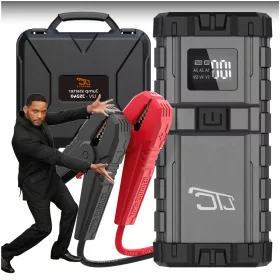   NAJMOĆNIJI BOOSTER JUMP STARTER STARTER 2500A 12V POWERBANK 65W 24000