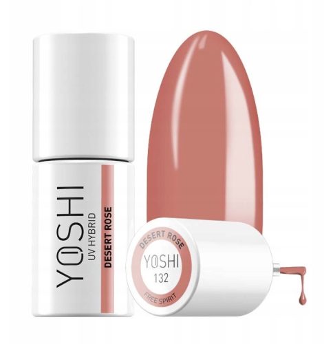 YOSHI EKSPERIMENTALNI LAK ZA NOKTE DIRTY PINK 132 DESERT ROSE 6 ml