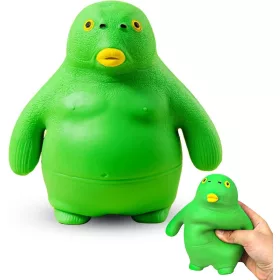    Antistres igračke zelena ribica 14x15 cm mini opuštajući gadget