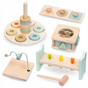   Montessori set igračaka za djecu 13-18 mjeseci Mamabrum MAM184 EDU TOY
