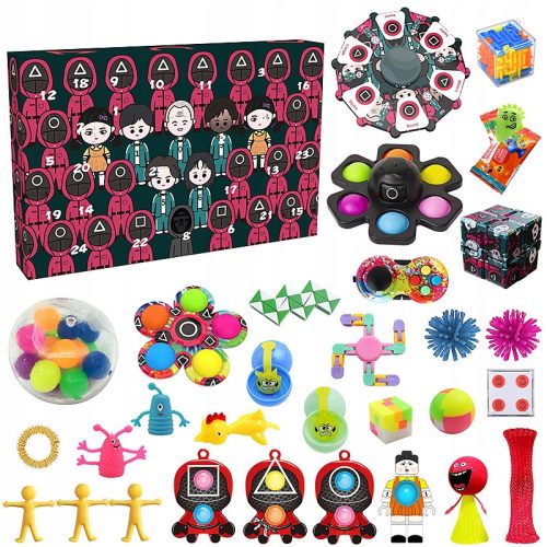 Adventski kalendar Anti-Stress Pop It Toys