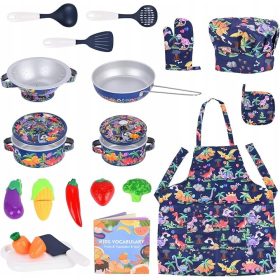 Kuhinjski set za djecu - Lonci i tave, 20 elemenata