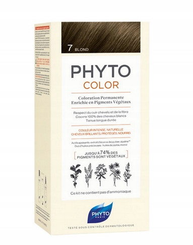 PHYTOCOLOR Trajna boja za kosu 7 BLOND - Prirodan i sjajan izgled