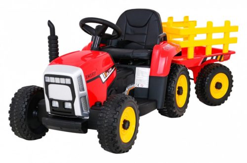  Traktor s prikolicom i daljinskim upravljačem BLOW crveni XMX-611
