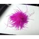  Broš Nojevo perje Cvjetna igla FUCHSIA MAGENTA 15 cm