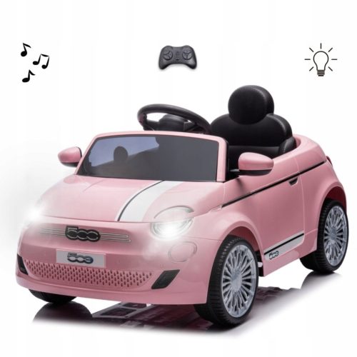  DJEČJI AUTO NA AKUMULATOR FIAT 500E ROZA