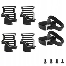   Držač baterije za 1/6 4WD XTR 8S Nylon, Nosač Akumulatora - Crni