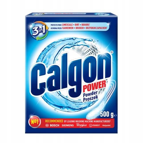  Prašak za uklanjanje kamenca iz perilica rublja Calgon 3u1 Prašak za pranje rublja protiv kamenca 500 g (20 pranja) 0,5 l