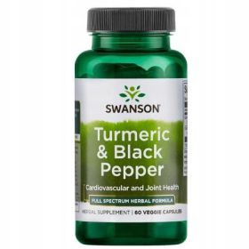   Swanson organski dodatak prehrani kurkuma i crni papar 60 kapsula