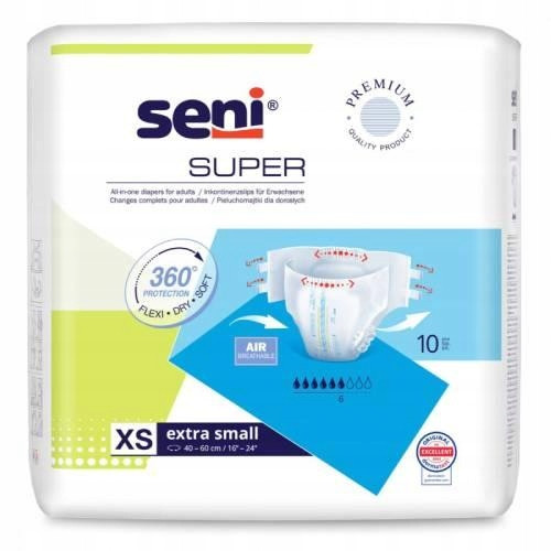 Pelene za odrasle Seni Super XS 10 komada