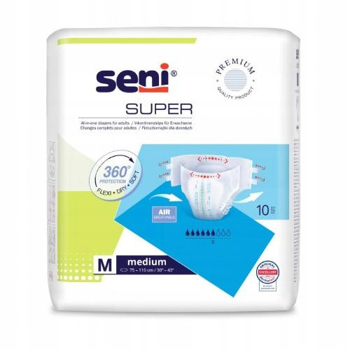 Pelene za odrasle Seni Super M 10 kom.