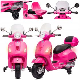   Vespa skuter za bebe s baterijom, MP3 microSD torbica Sun Baby