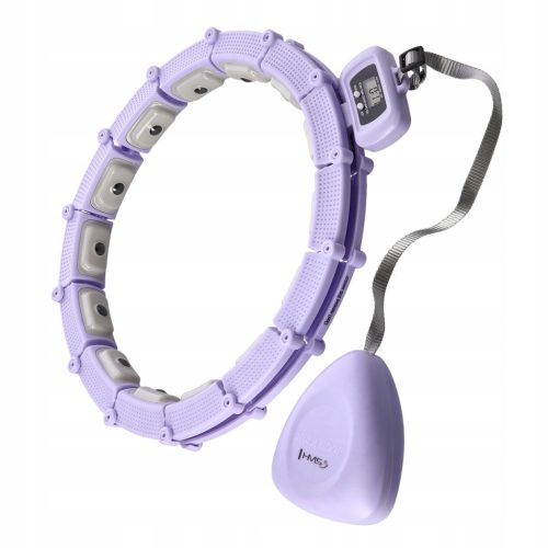 Hula-Hop Magnetski Obruč s Utegom i Brojačem HHM14 HMS, 36 cm, Roza