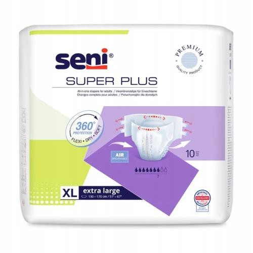 Seni Super Plus pelene hlače za odrasle X-Large XL 10 KOM