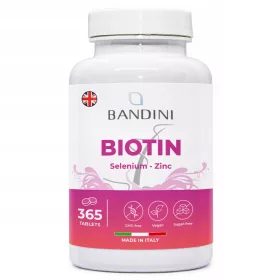   Visokokoncentrirana Biotin Tableta s Cinkom i Selenom za Zdravlje Kože, Kose i Noktiju