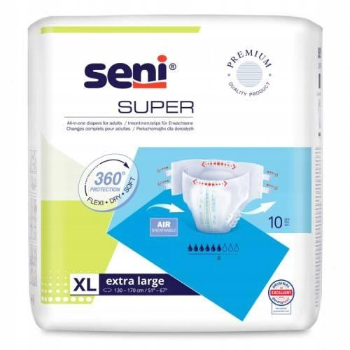 Super Pelene za odrasle XL 10 kom