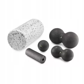    ROLLER SET 5 u 1 Roller i Ball Hard Duoball Mini za masažu Rolling