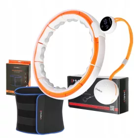 HMS Hula Hoop Set with Magnetic Counter and Slimming Belt