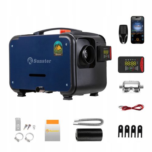 Toplinski uređaj za vozila 8KW na benzin-plin s Webasto uljnim puhalom 12/24V Bluetooth LCD