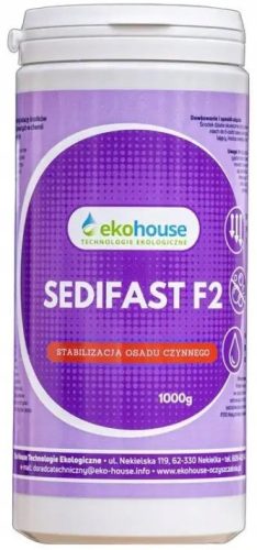 SEDIFAST F2 - Smanjenje pjenjenja u postrojenju za pročišćavanje otpadnih voda 1000g