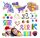 ZESTAW ANTISTRES IGRAČAKA FIDGET TOYS BUBBLE 40 kom